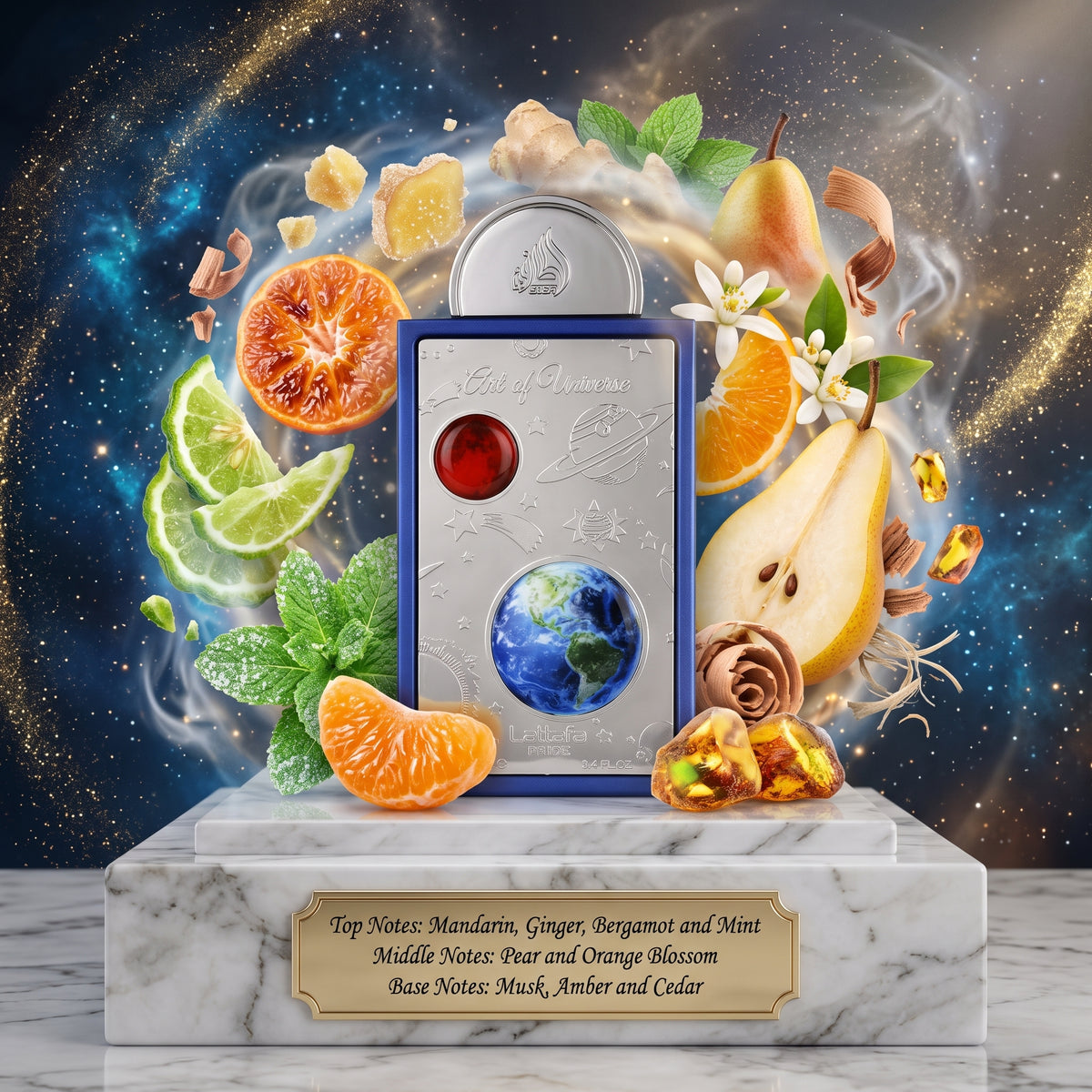 3ml/5ml/10ml Art Of Universe Lattafa Perfumes | Lattafa Perfumes | Citrus & Floral Fragrance Perfume Sample - Decants 