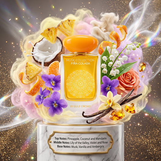 5ml Sample/Decant Piña Colada Gulf Orchid | Tropical Fruity Floral with Coconut & Vanilla Base 
