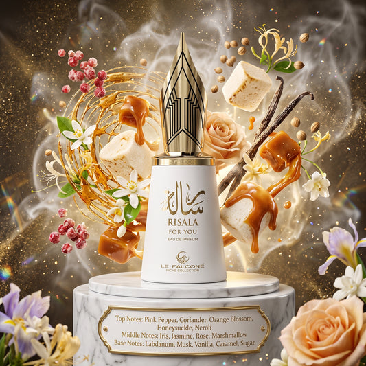 Risala For You by LE FALCONE - 3ml Sample/Decant | Orange Blossom, Marshmallow & Caramel 
