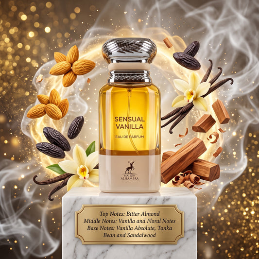 3ml/5ml/10ml Maison Alhambra Sensual Vanilla | Maison Alhambra | A Creamy & Warm Fragrance Perfume Decant 