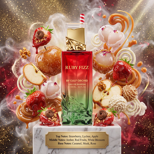 RUBY FIZZ by Gulf Orchid - 3ml, 5ml, 10ml Sample/Decant | Strawberry, Lychee & Caramel 