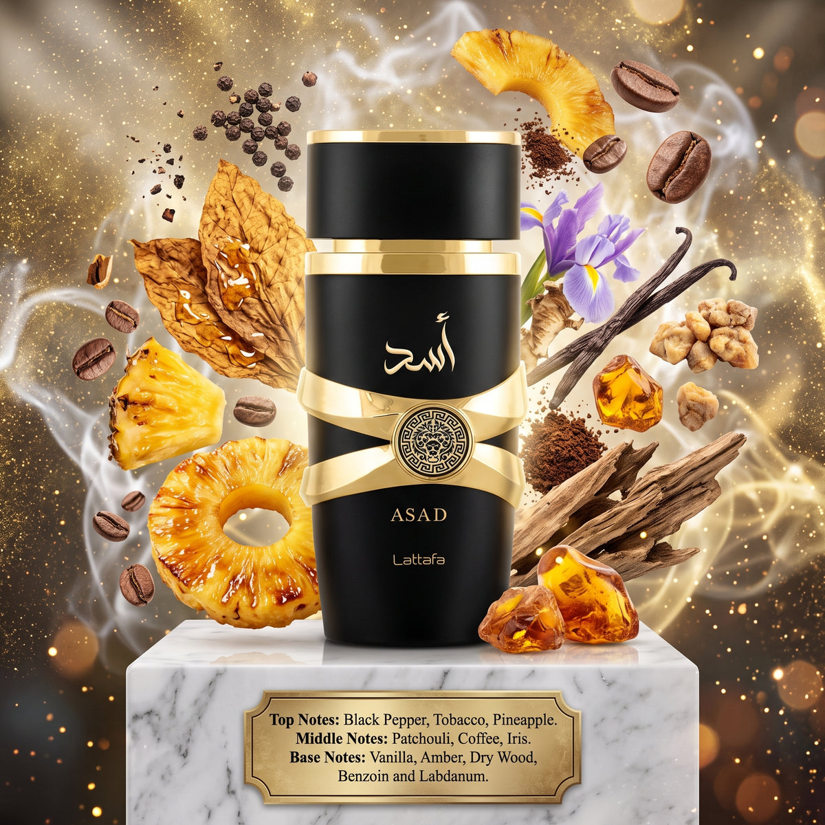 3ml/5ml/10ml Asad 2021 Sample | Lattafa | Inspired by Sauvage Elixir Decant 