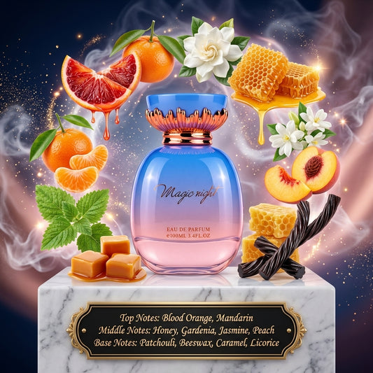 5ml Sample/Decant MAGIC NIGHT MAISON ASRAR | Mysterious Blend of Floral, Fruity, Spicy, Woody & Edible Notes 