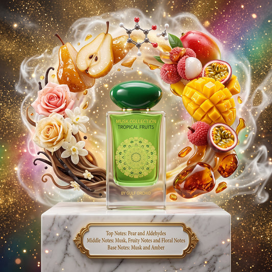 5ml Sample/Decant Tropical Fruits Gulf Orchid | Aldehydic Fruity Floral with Musk & Amber 