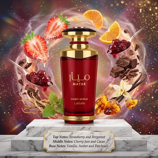 3ml/5ml/10ml Lattafa Mayar Cherry Intense | Lattafa | Juicy & Chocolaty Fragrance Perfume Sample - Decant