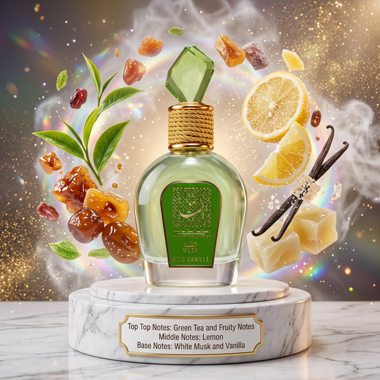3ml/5ml/10ml Musk Wild Vanille | Lattafa Perfumes | A Refreshing & Sensual Musk & Vanilla Fragrance Perfume Sample - Decants 