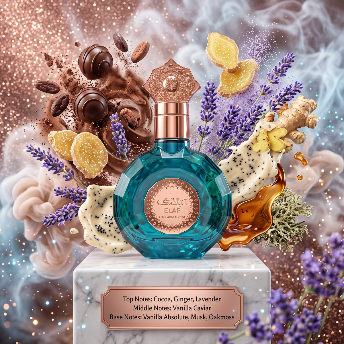 Elaf by Mamlakat Al Oud Samples & Travel Size (3ml, 5ml, 10ml) Sweet Aromatic Vanilla Fragrance 