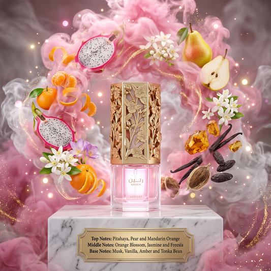 Raneen Asdaaf by Lattafa 100ml EDP for Women Samples & Travel Size (3ml, 5ml, 10ml) Sweet Fruity Floral Amber Fragrance 