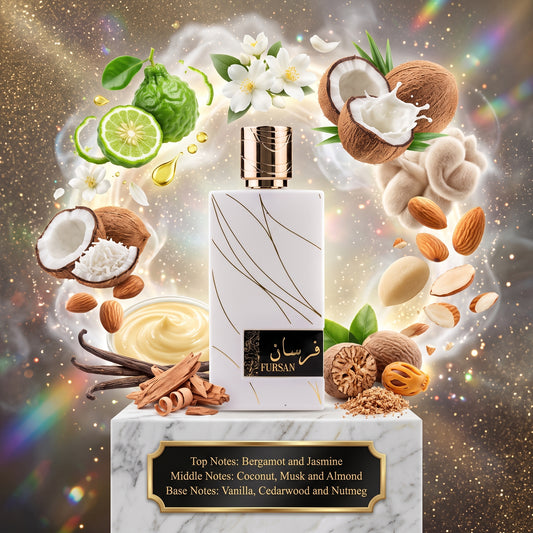 3ml/5ml/10ml Fursan White Sample | Khadlaj | Creamy & Floral Perfume Decant 