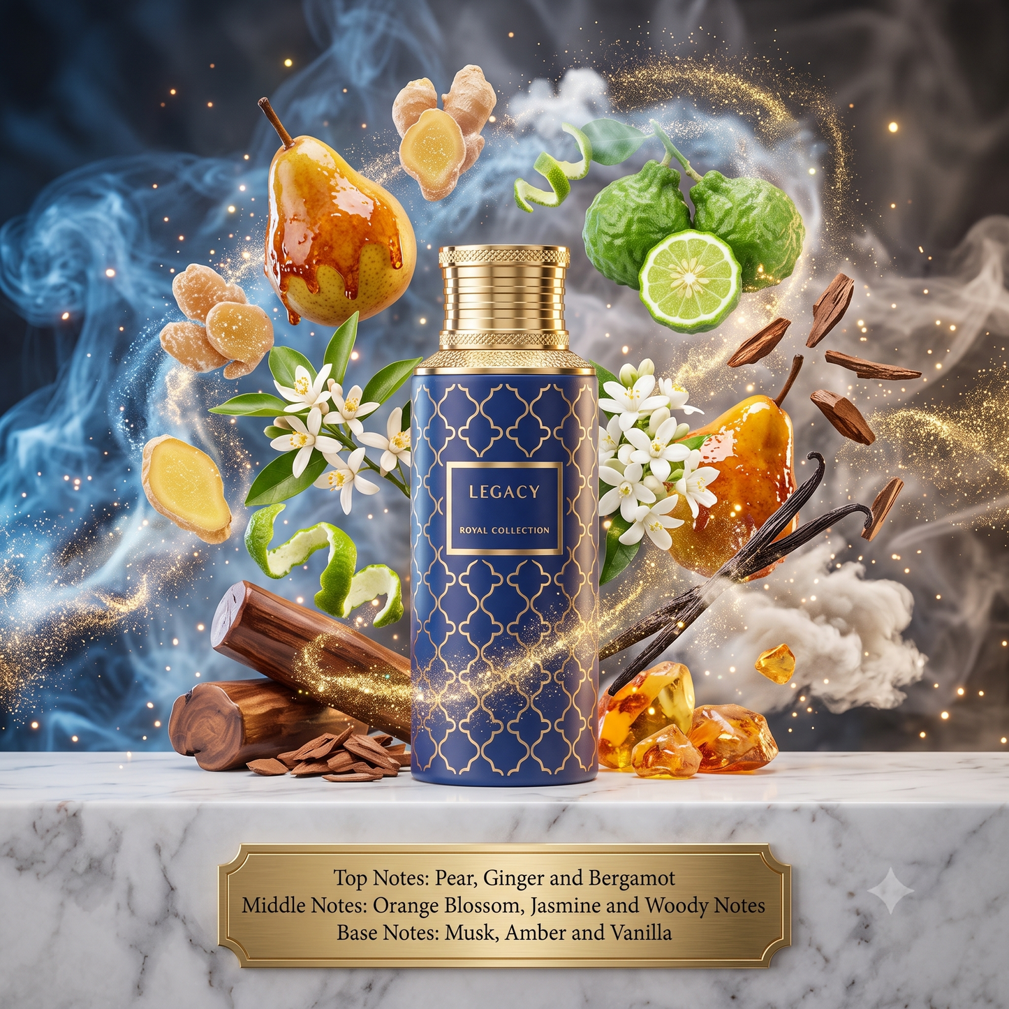 Legacy by Maison Asrar Samples & Travel Size (3ml, 5ml, 10ml) Fresh Spicy Woody Fragrance 