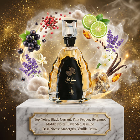 Hirfah by AL ABSAR - 3ml, 5ml, 10ml Sample/Decant | Black Currant, Lavender & Vanilla 