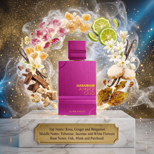 Al Haramain Amber Oud Ultra Violet EDP Decant Sample - 2ml, 3ml, 5ml 