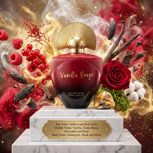 5mll Sample/Decant Vanilla Rouge MAISON ASRAR | Sweet Spicy Gourmand with Vanilla, Chocolate & Rose 