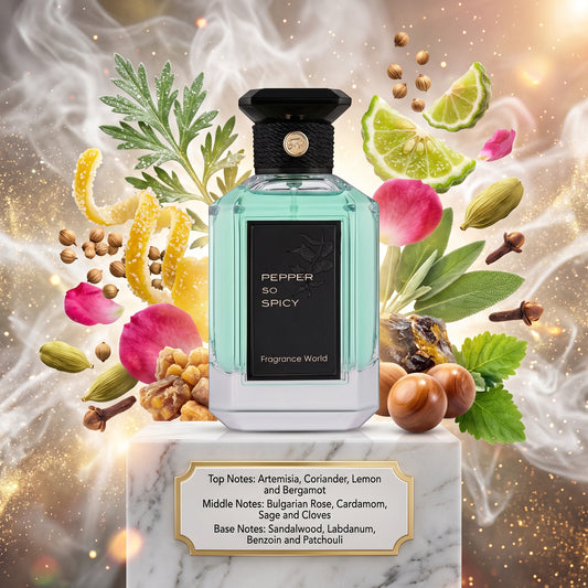 Pepper So Spicy by Fragrance World - 5ml Sample/Decant | Inspired by Épices Volées Guerlain | Warm Spicy Aromatic 