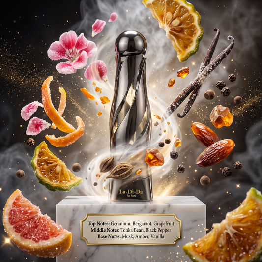 La Di Da For Him by Arabiyat Prestige Samples & Travel Size (3ml, 5ml, 10ml) Sweet Spicy Aromatic Fragrance 