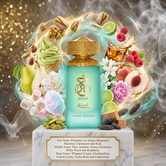 3ml/5ml/10ml Paris Corner Khair Pistachio | Paris Corner | Sweet & Gourmand Fragrance Perfume Sample - Decants 