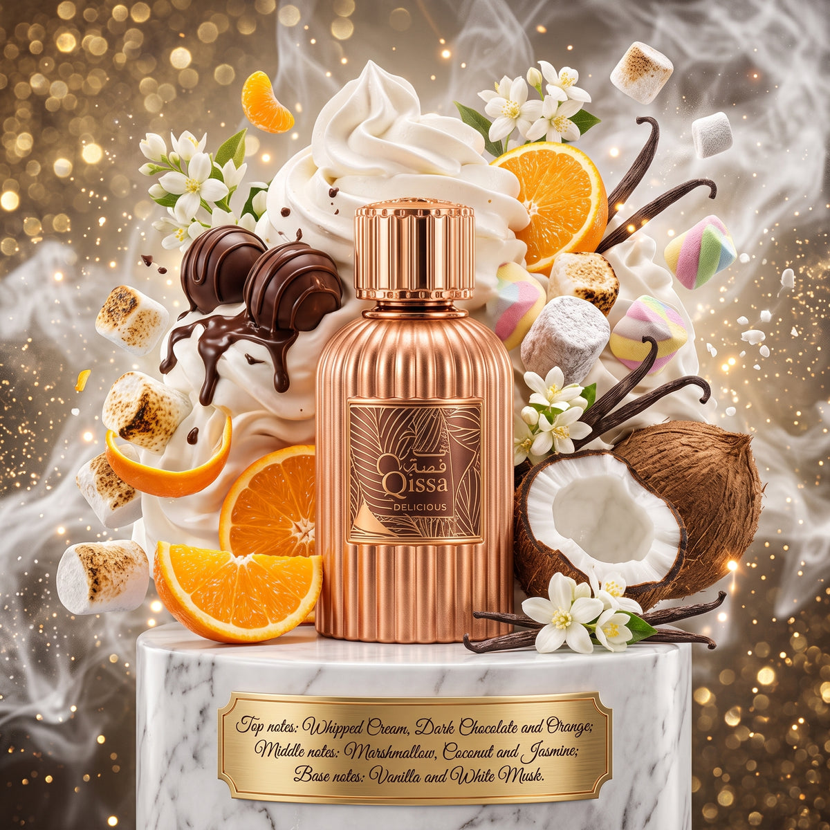 3ml/5ml/10ml Paris Corner Qissa Delicious | Paris Corner | A Decadent Gourmand Fragrance Perfume Sample - Decants 