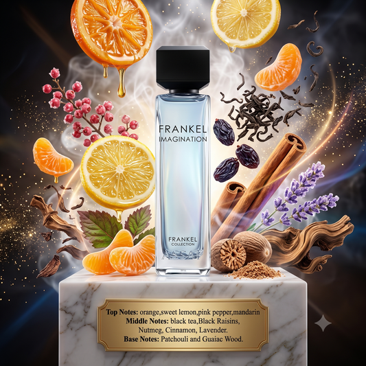 Assaf Frankel Imagination Eau de Parfum Samples & Travel Size (3ml, 5ml, 10ml) - Citrus Spicy Aromatic Woody Fragrance 