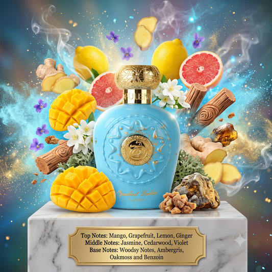 Opulent Dubai by LATTAFA - 3ml, 5ml, 10ml Sample/Decant | Mango, Ginger & Cedar 
