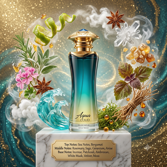 Aqua Oud by Ahmed Al Maghribi Samples & Travel Size (3ml, 5ml, 10ml) Fresh Aquatic Smoky Fragrance 