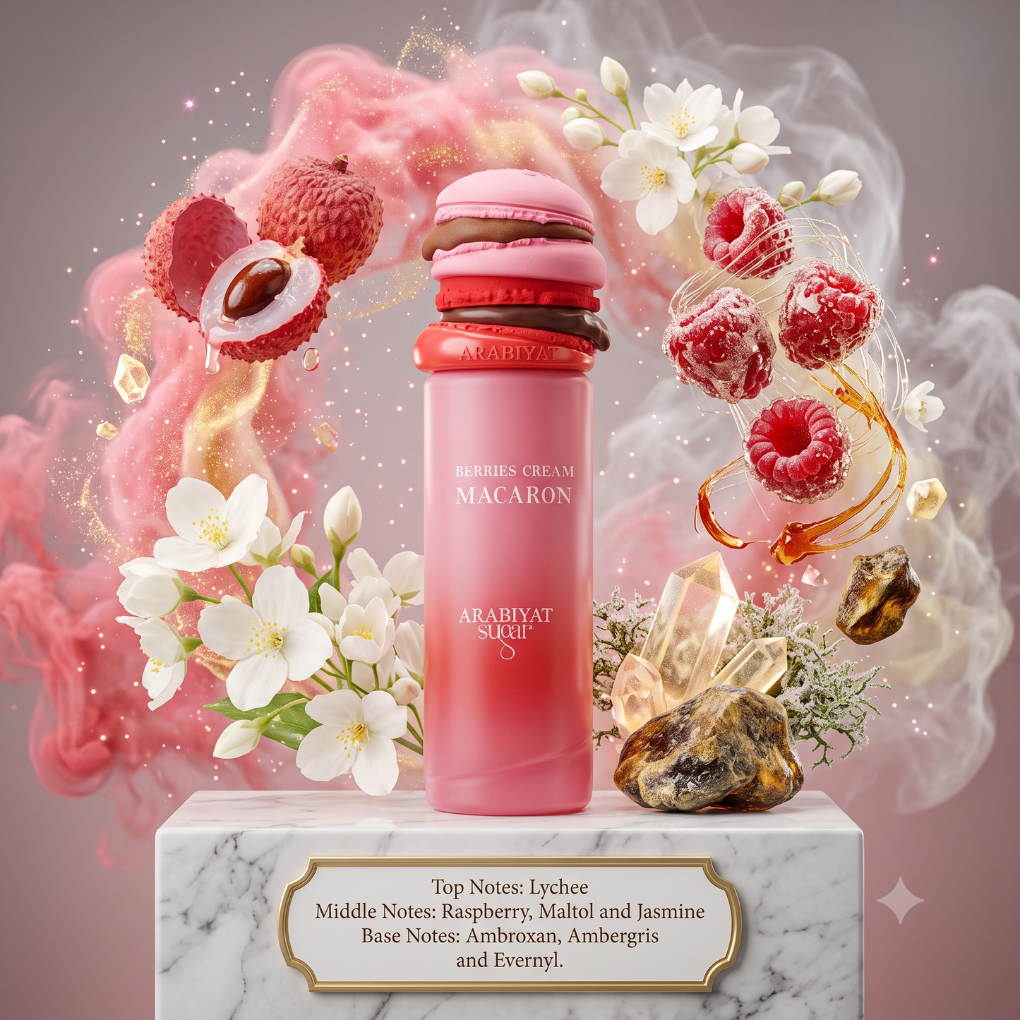 Arabiyat Sugar Berry Cream Macaron EDP Decant Sample - 3ml 