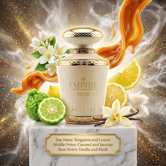 3ml/5ml/10ml Khadlaj Empire Victory EDP | Khadlaj | Citrus & Gourmand Fragrance Perfume Sample Decant 