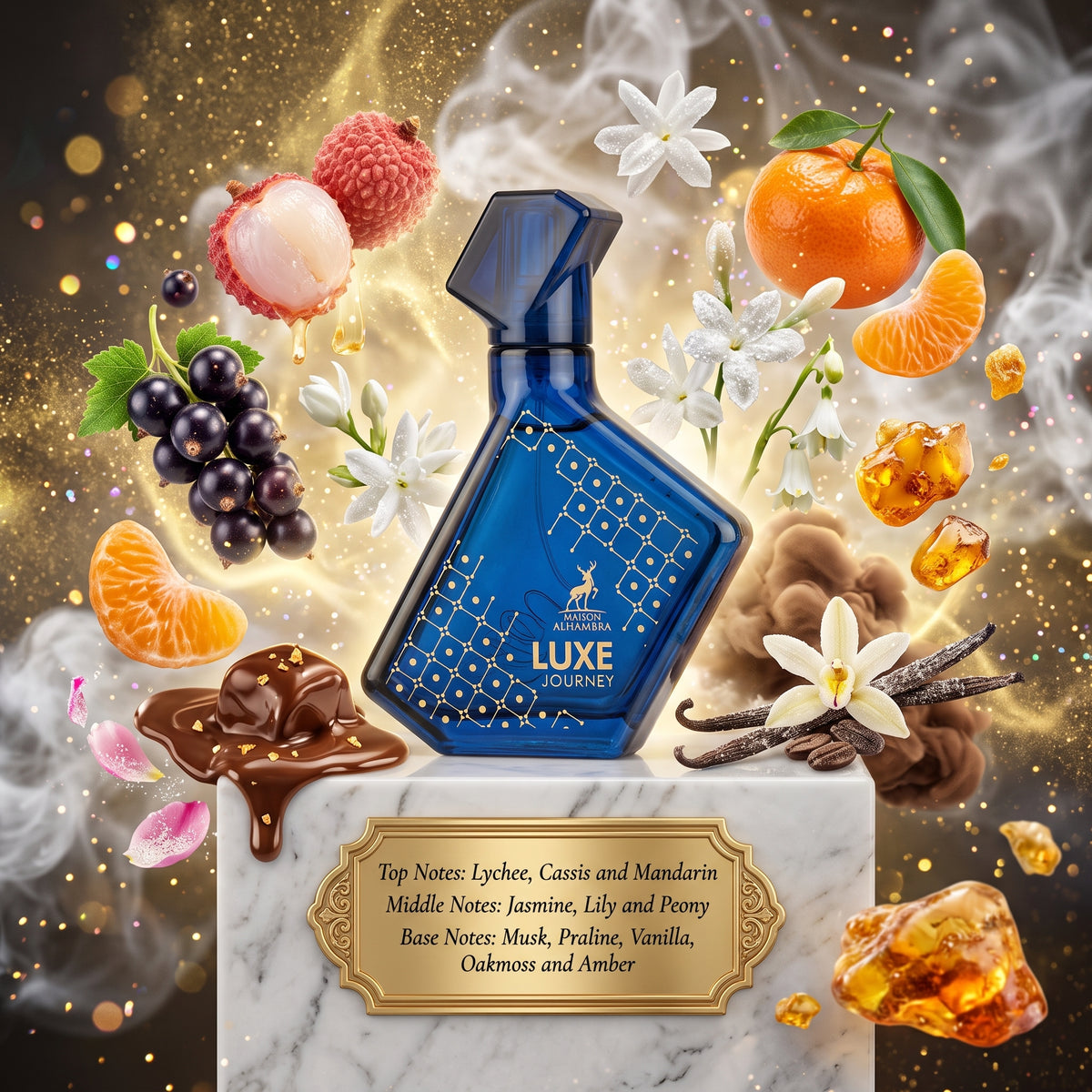 5ml Luxe Journey 100ml EDP | Maison Alhambra | Woody Floral Fruity Fragrance Perfume Sample - Decants 