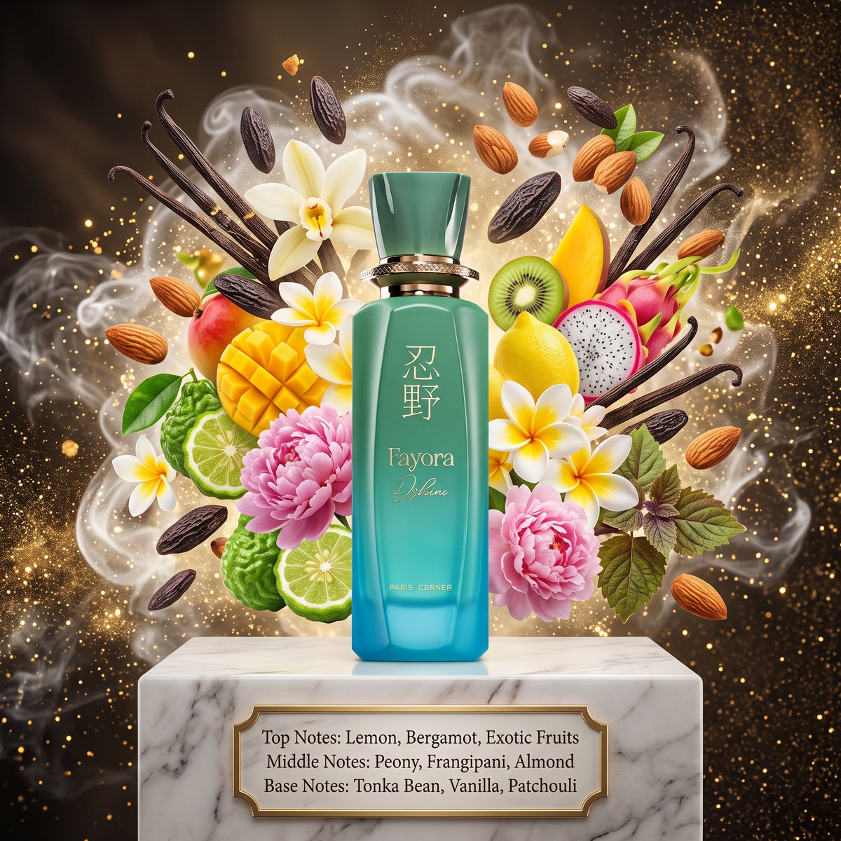 Fayora Oshino by Paris Corner Samples & Travel Size (3ml, 5ml, 10ml) Sweet Floral Fruity Fragrance 