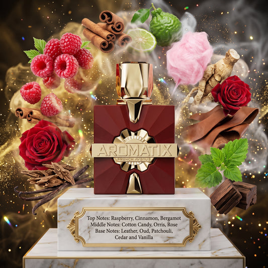 3ml/5ml/10ml Carnal Desire 100ml EDP | Aromatix X French Avenue | Sample/ Decant | Raspberry Oud Leather Vanilla Perfume - Fragrance 
