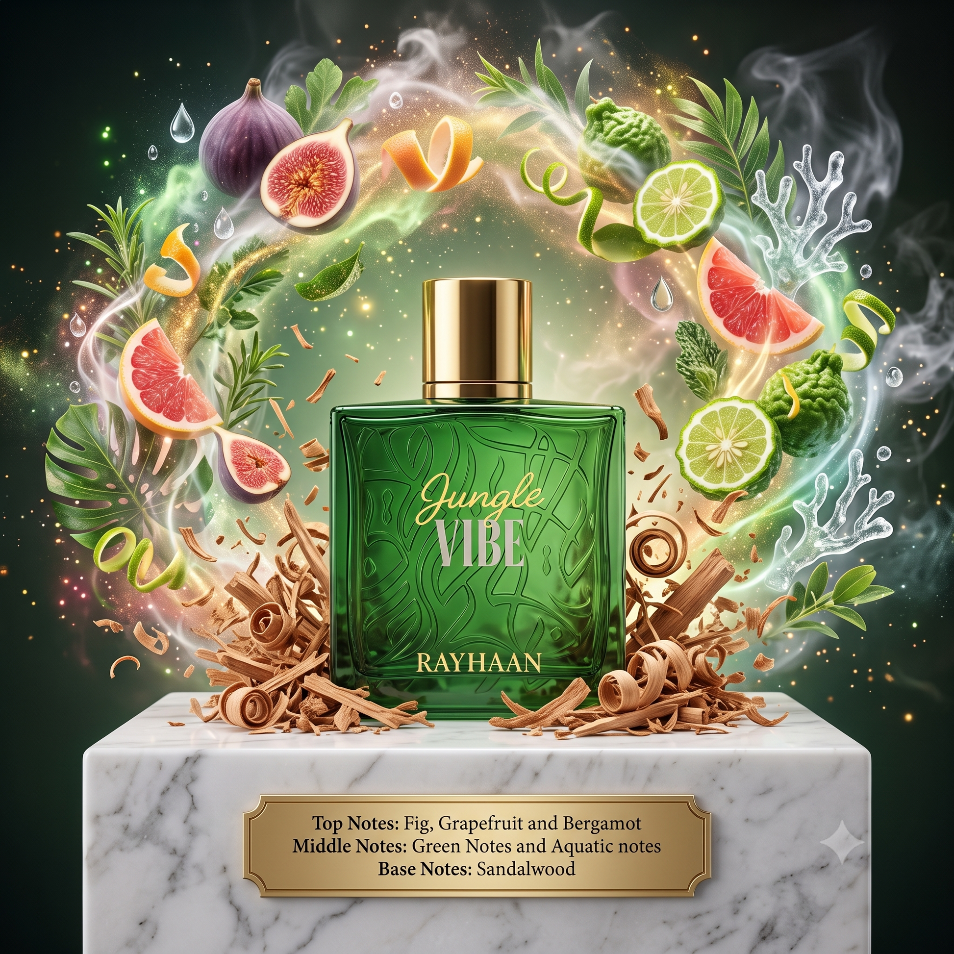 Rayhaan Jungle Vibe EDP Decant Sample - 3ml, 5ml, 10ml 