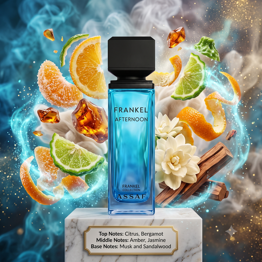 Assaf Frankel Beach Afternoon Eau de Parfum Samples & Travel Size (3ml, 5ml, 10ml) - Citrus Woody Aquatic Fresh Fragrance 