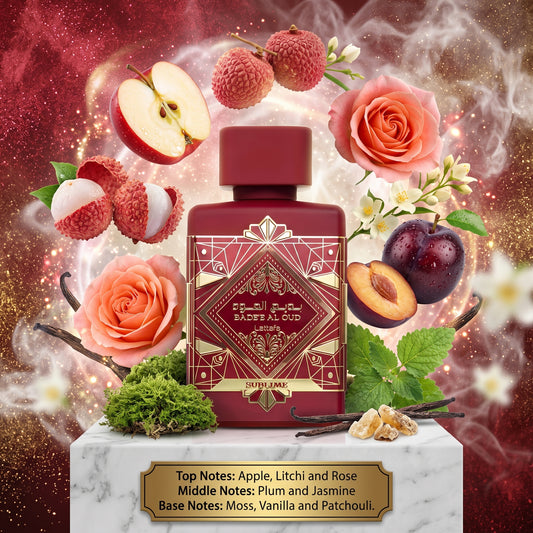 3ml/5ml/10ml Lattafa Badee Al Oud Sublime | Lattafa | Fruity Oud Fragrance Perfume Sample - Decants 