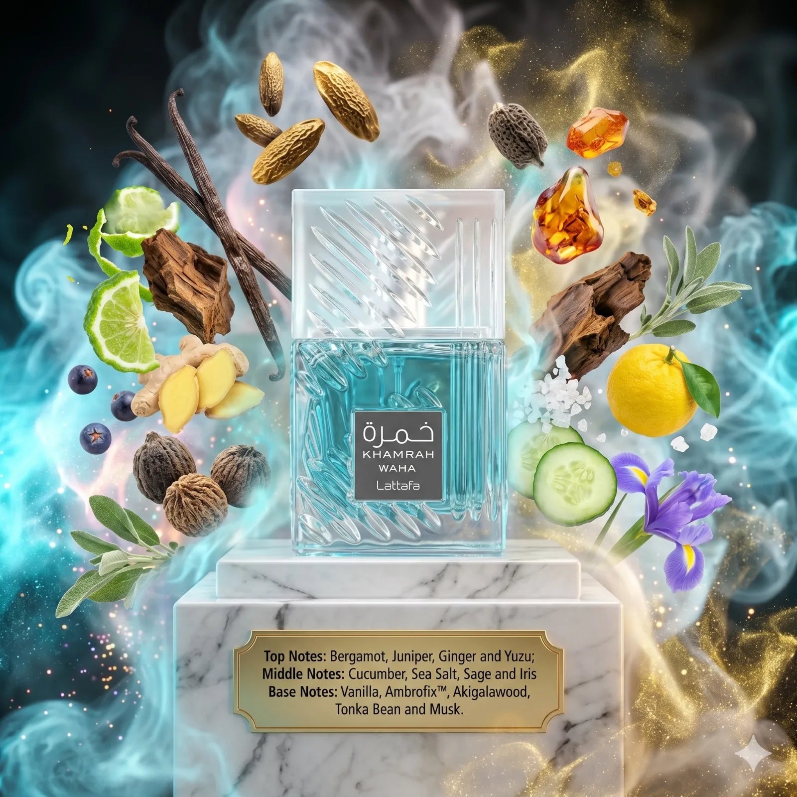 Khamrah Waha EDP By Lattafa Decant Sample - 3ml, 5ml 