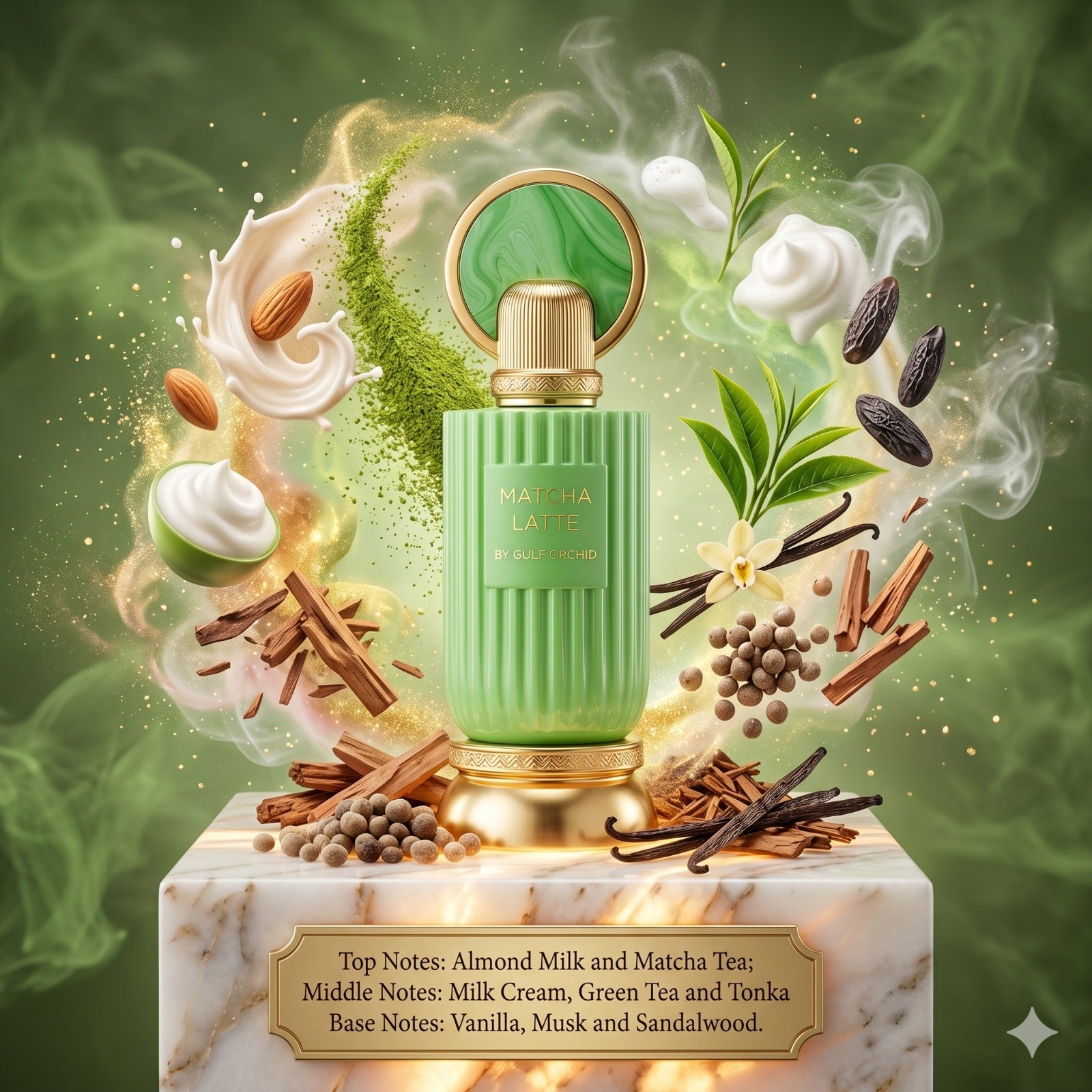 Matcha Latte EDP By Gulf Orchid Decant Sample - 3ml, 5ml 