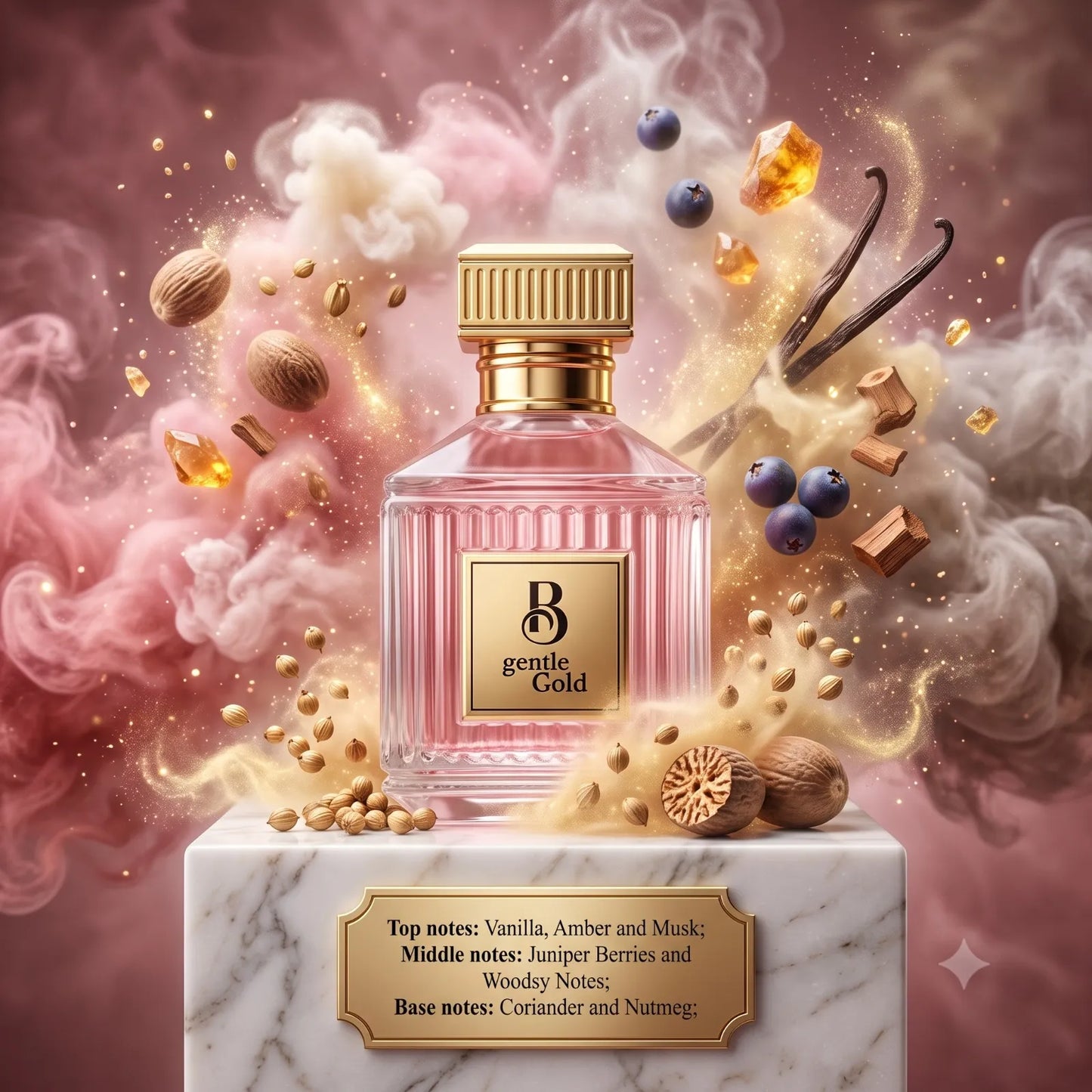 B Gentle Gold EDP By Fragrance World Decant Sample - 3ml, 5ml 