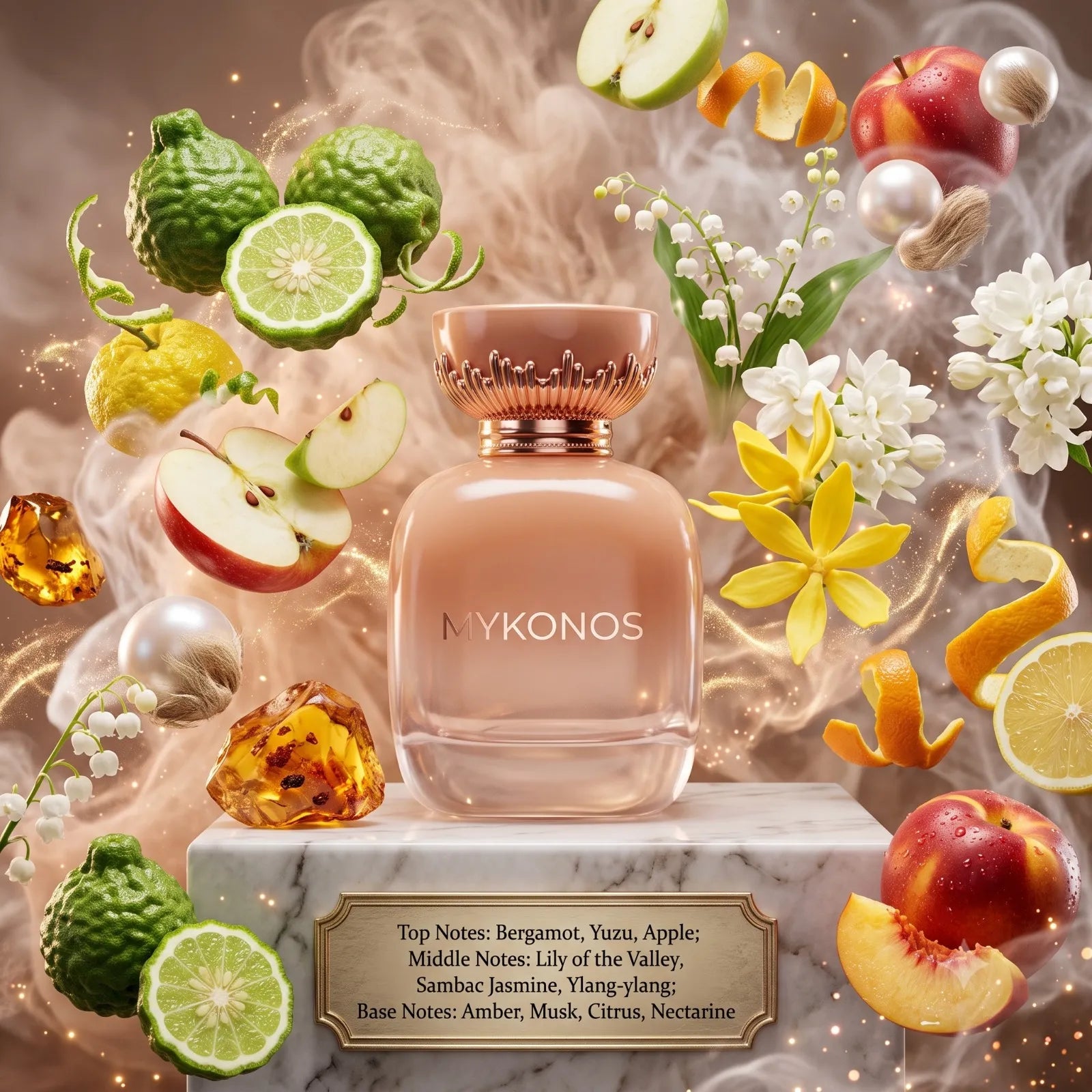Musk Aura Extrait De Parfum By Mykonos Decant Sample - 3ml, 5ml 