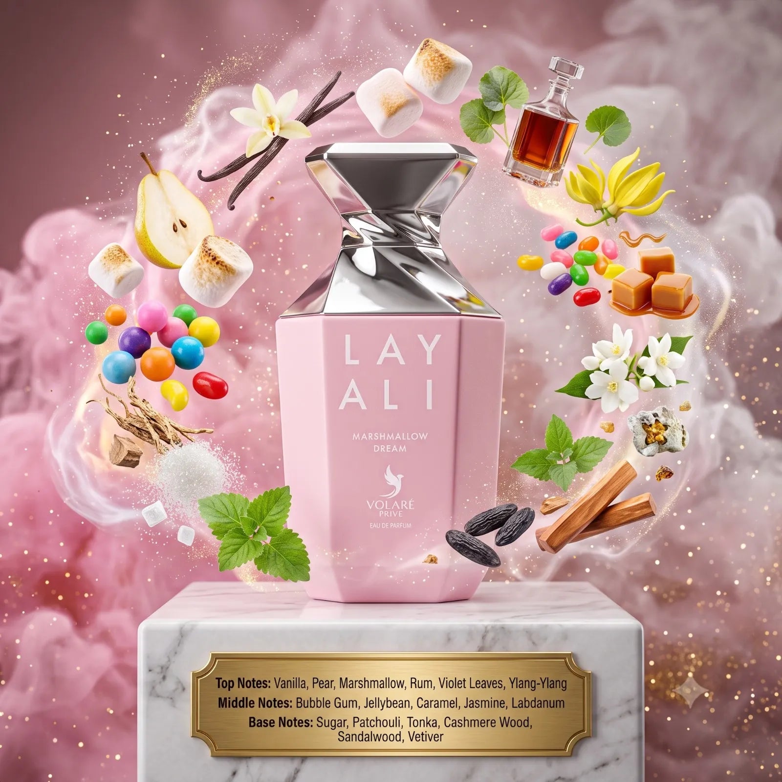 Layali Marshmallow Dream EDP By Volare Privé Decant Sample - 3ml, 5ml 