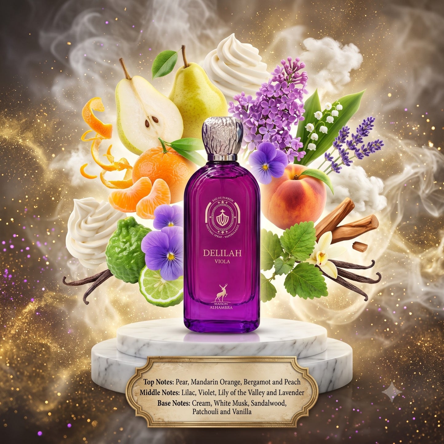 Delilah Viola EDP By Maison Alhambra Decant Sample - 2ml, 3ml, 5ml 