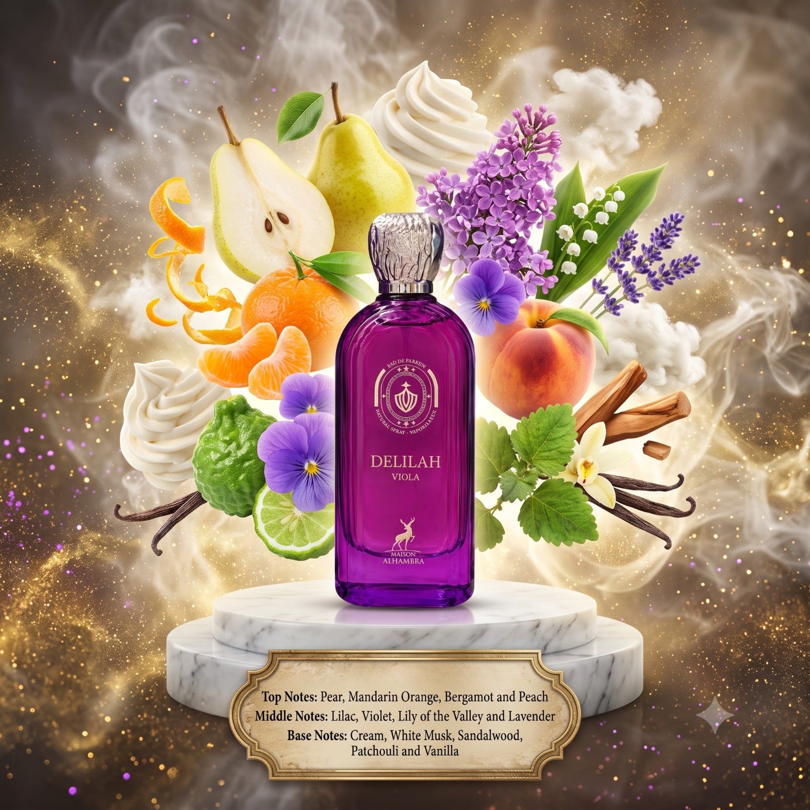 Delilah Viola EDP By Maison Alhambra Decant Sample - 2ml, 3ml, 5ml 