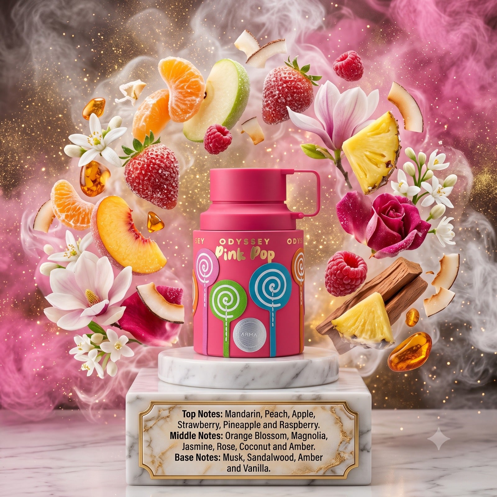 Odyssey Pink Pop EDP By Armaf Decant Sample - 2ml, 3ml, 5ml 