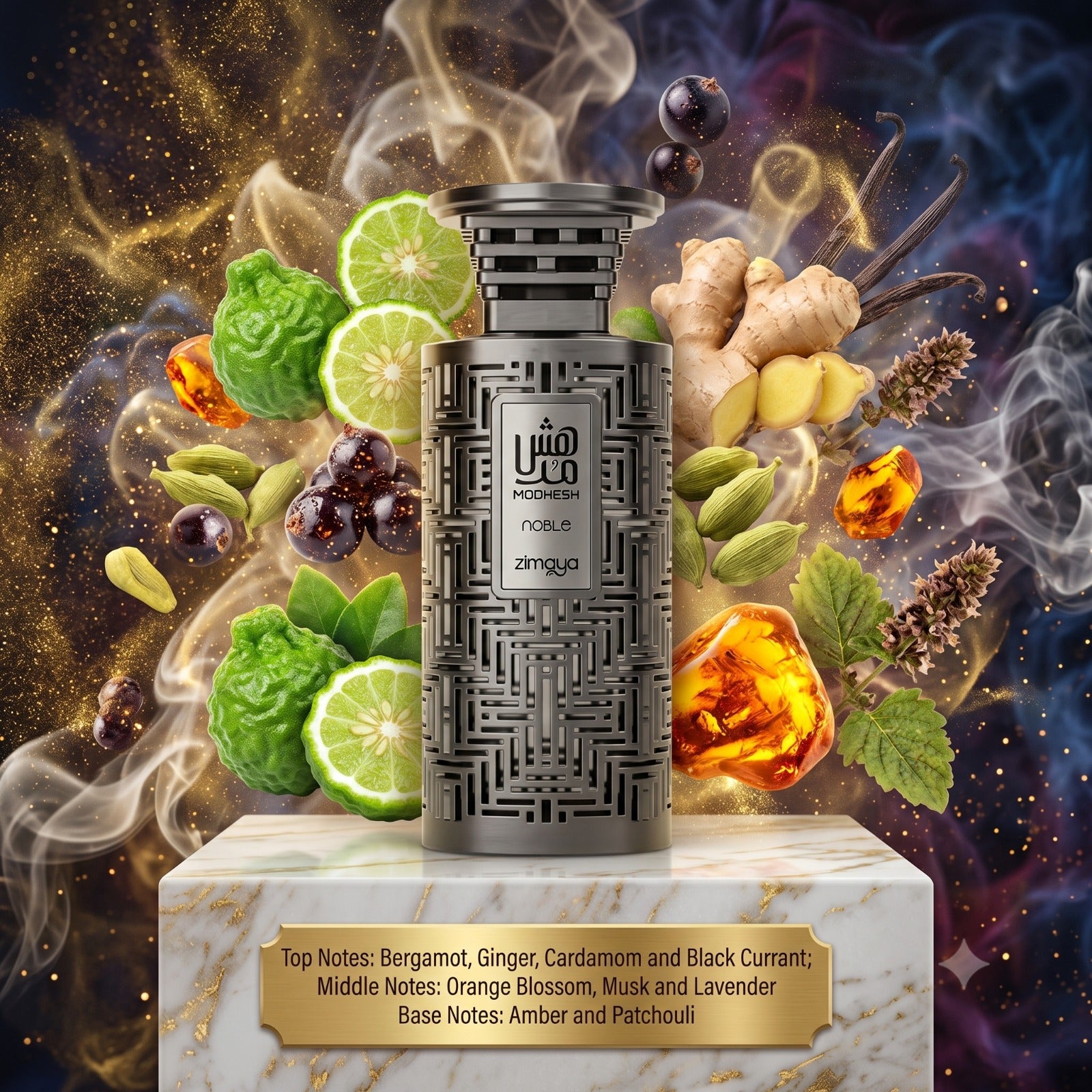 Modhesh Noble EDP By Zimaya Decant Sample - 2ml, 3ml, 5ml 