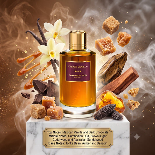 Xplicit Vanilla EDP By Mancera Decant Sample - 2ml, 3ml, 5ml 