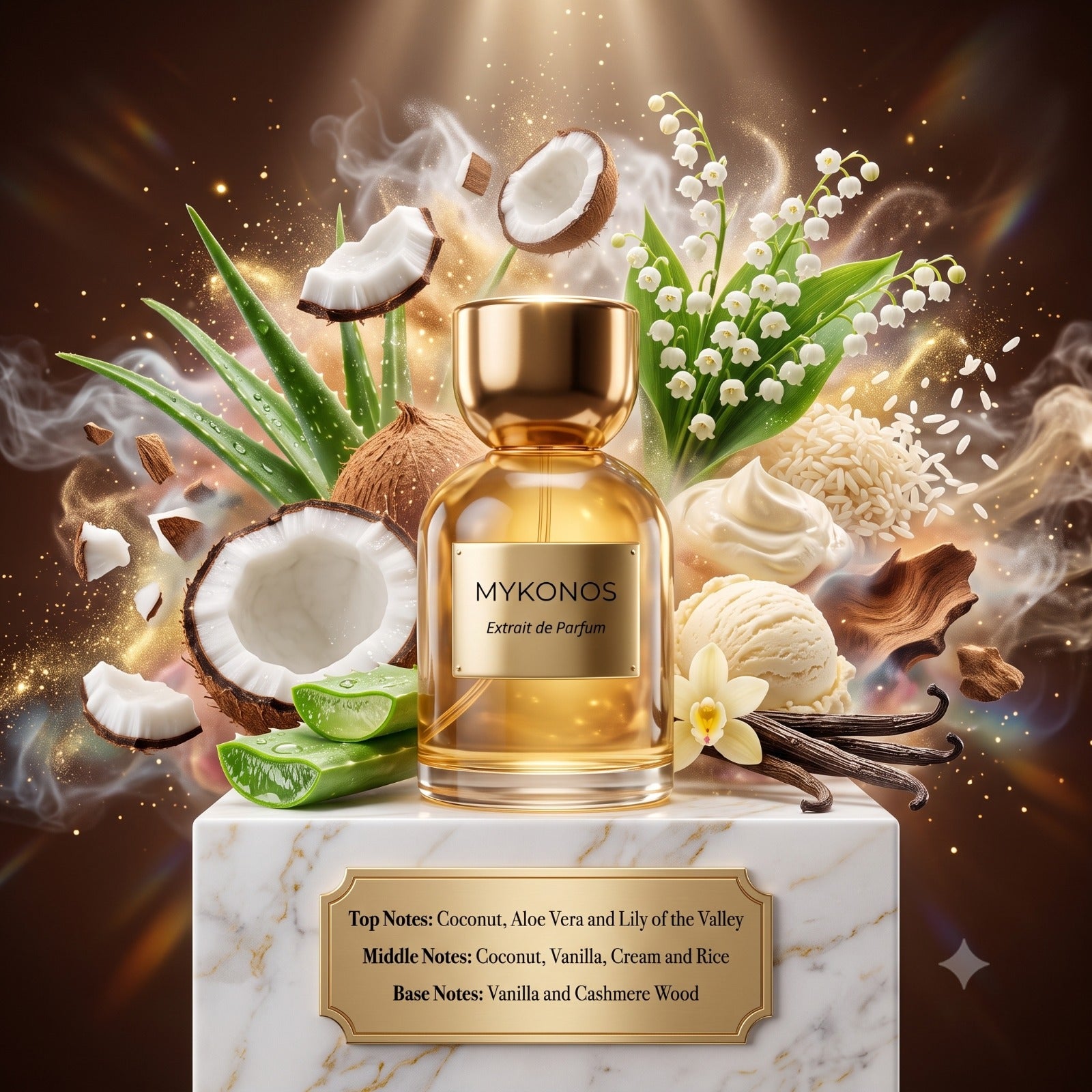 Coconut Dreams EDP By Mykonos Decant Sample - 2ml, 3ml, 5ml 
