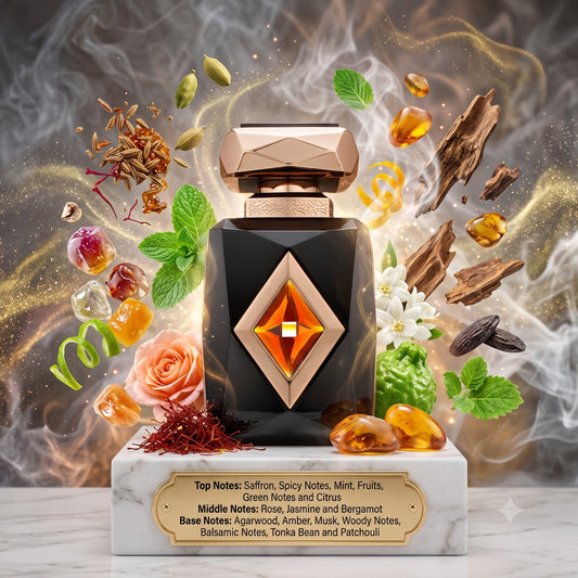 Amber Saffron Extrait De Parfum By Fragrance World Decant Sample - 2ml, 3ml, 5ml 