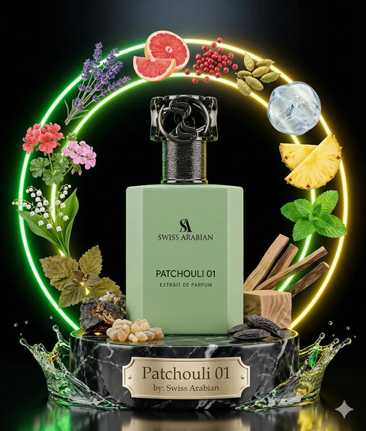 Patchouli 01 EDP By Swiss Arabian Decant Sample - 2ml, 3ml, 5ml 