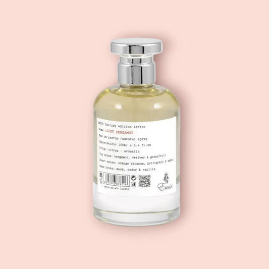 Emir Just Bergamot - Samples & Travel Size (5ml) - Bright Citrus Fresh Woody Fragrance (Inspired by Le Labo Bergamote 22)