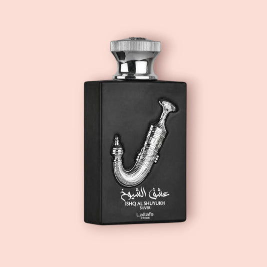Lattafa Pride Ishq Al Shuyukh Silver - Samples & Travel Size 5ml - Fruity Woody Vanilla Fragrance (Inspired by 1 Million Lucky)