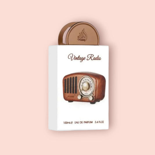 Lattafa Vintage Radio - Samples & Travel Size (3ml, 5ml, 10ml) - Aromatic Woody Spicy Fragrance with Palo Santo