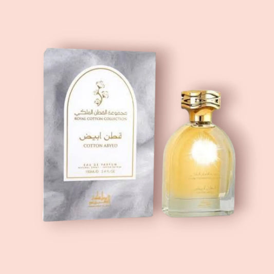 Mamlakat Al Oud Cotton Abyed - Samples & Travel Size (3ml, 5ml, 10ml) - Creamy Gourmand Fruity Vanilla Musk Fragrance - Love That Scent
