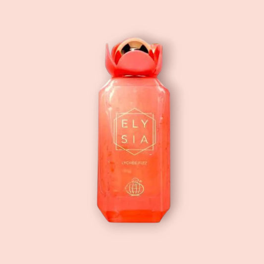Elysia Lychee Fizz 100ml EDP by Fragrance World Samples & Travel Size (3ml, 5ml, 10ml) Sweet Fruity Floral Gourmand Fragrance